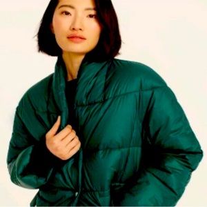 Spruce Green J. Crew Puffer